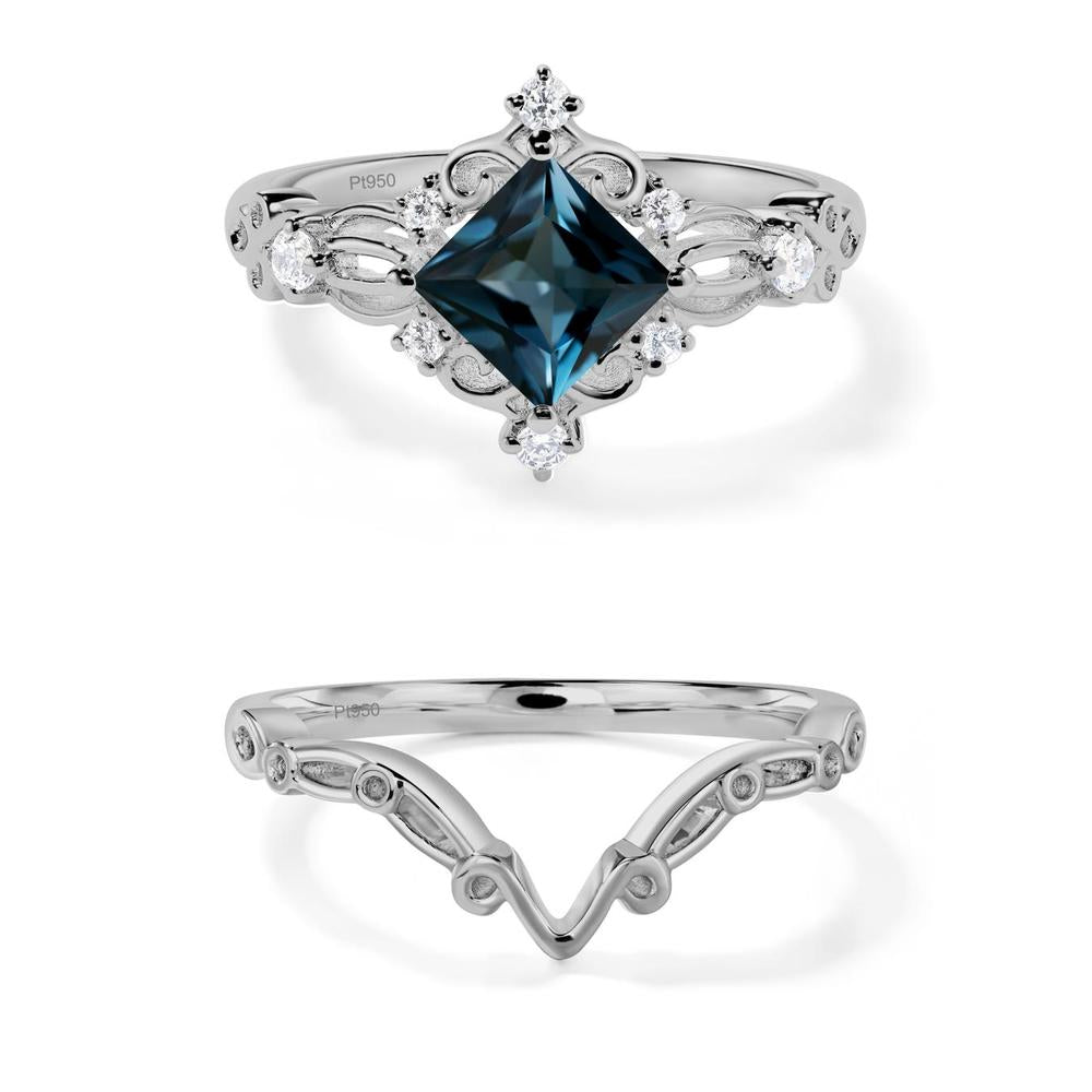London Blue Topaz Sparkle Ring - LUO Jewelry #metal_xxxxx
