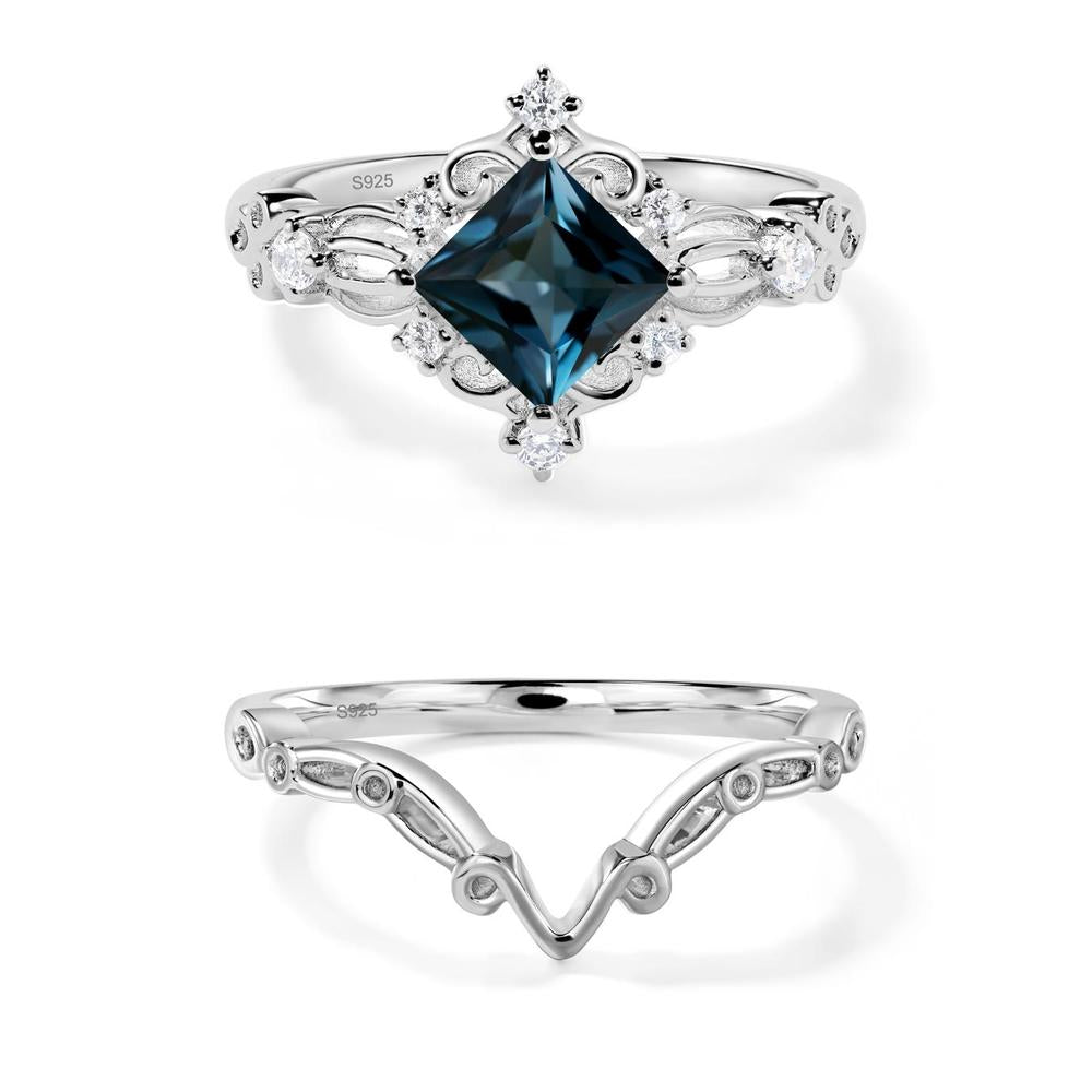 London Blue Topaz Sparkle Ring - LUO Jewelry #metal_xxxxx