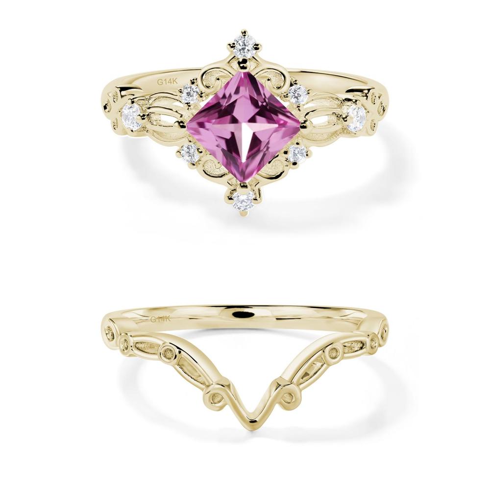 Pink Sapphire Sparkle Ring - LUO Jewelry #metal_xxxxx