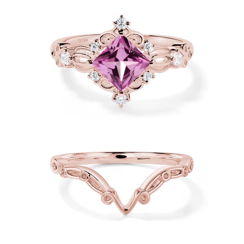 Pink Sapphire Sparkle Ring - LUO Jewelry #metal_xxxxx
