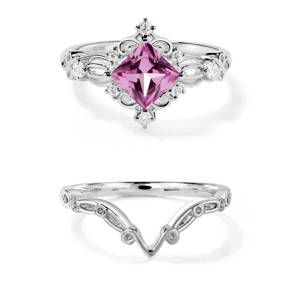 Pink Sapphire Sparkle Ring - LUO Jewelry #metal_xxxxx