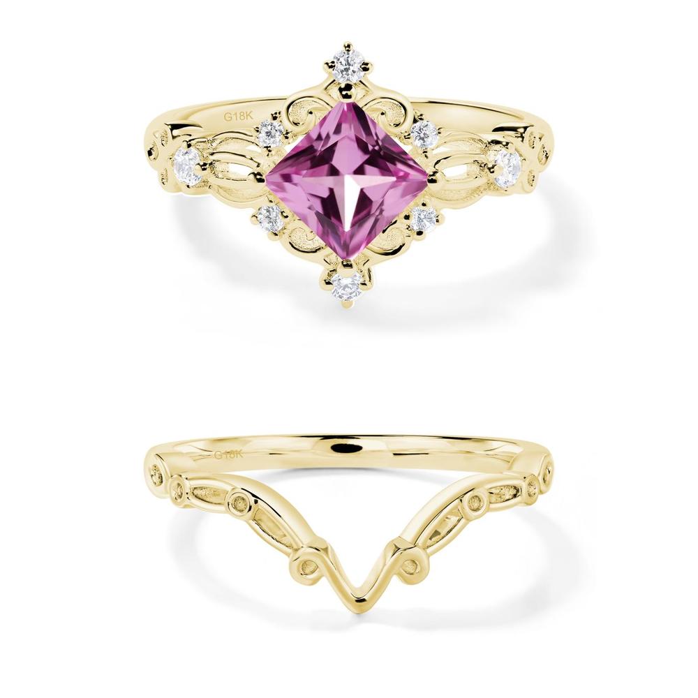 Pink Sapphire Sparkle Ring - LUO Jewelry #metal_xxxxx