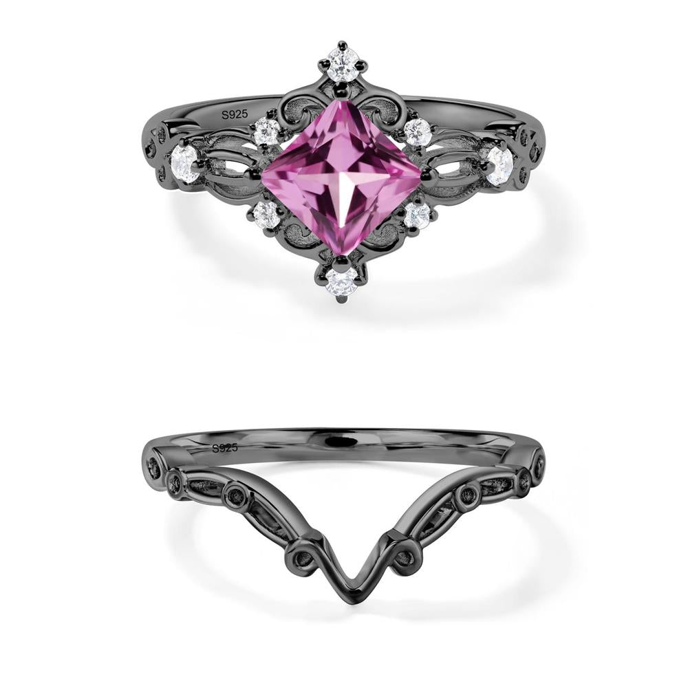 Pink Sapphire Sparkle Ring - LUO Jewelry #metal_xxxxx