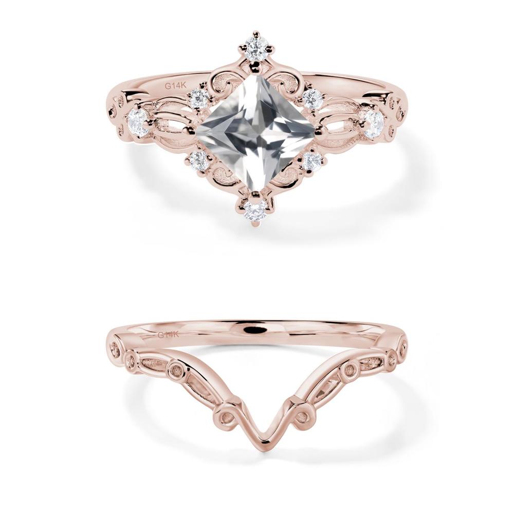 White Topaz Sparkle Ring - LUO Jewelry #metal_xxxxx
