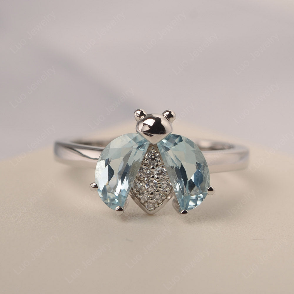 Multi Stone Ladybuy Aquamarine Ring