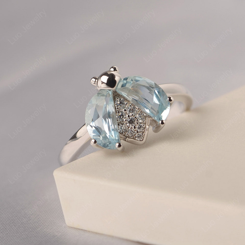 Multi Stone Ladybuy Aquamarine Ring