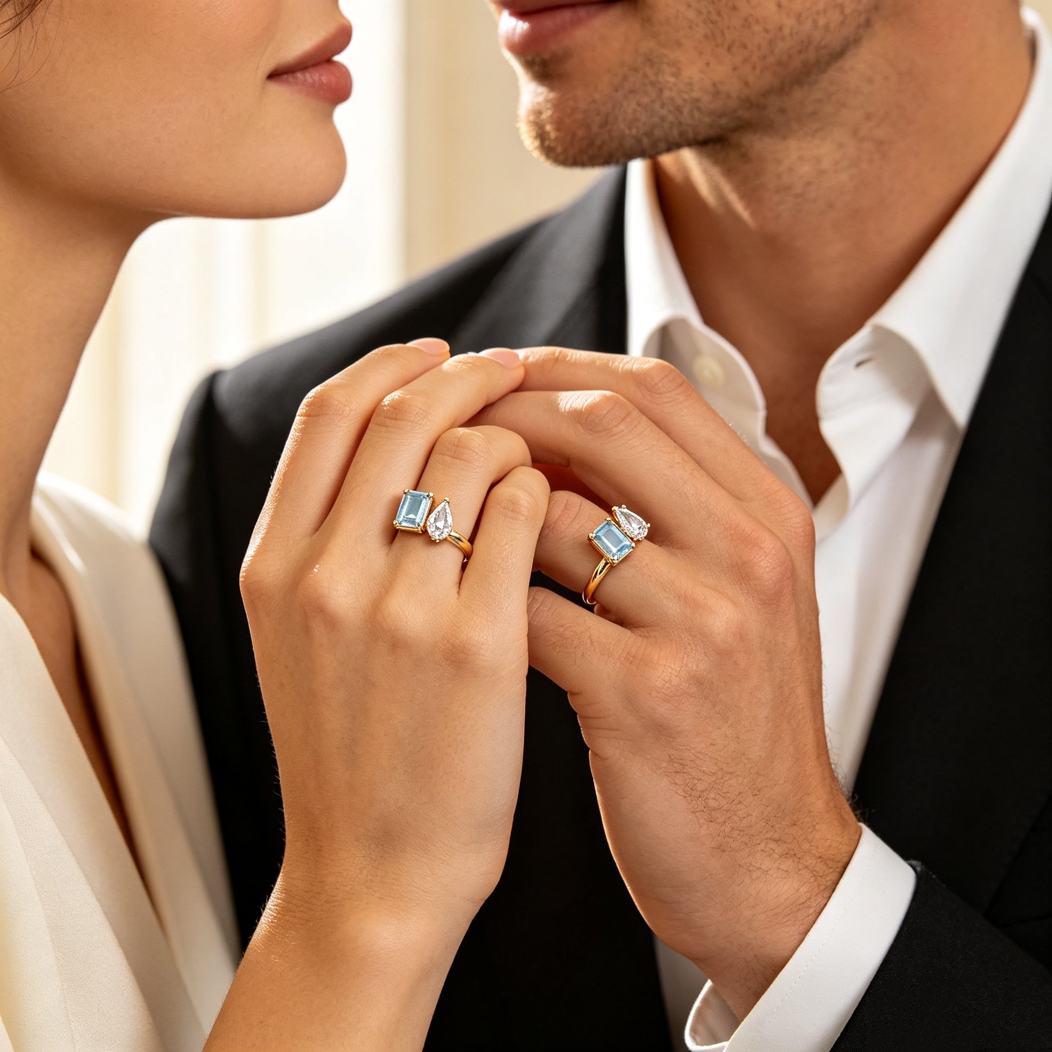 couple oi et moi rings