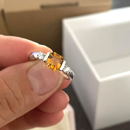 LUO Jewelry citrine ring