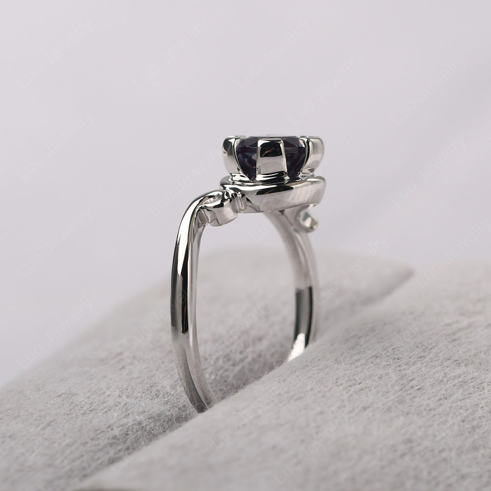 Non-traditional Alexandrite Ring - LUO Jewelry