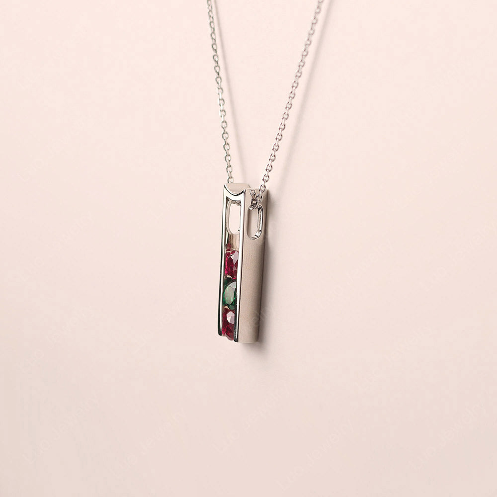 Ruby and Emerald Necklace