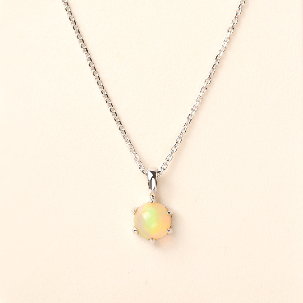 Round Shaped Candy Series Opal Necklace - LUO Jewelry