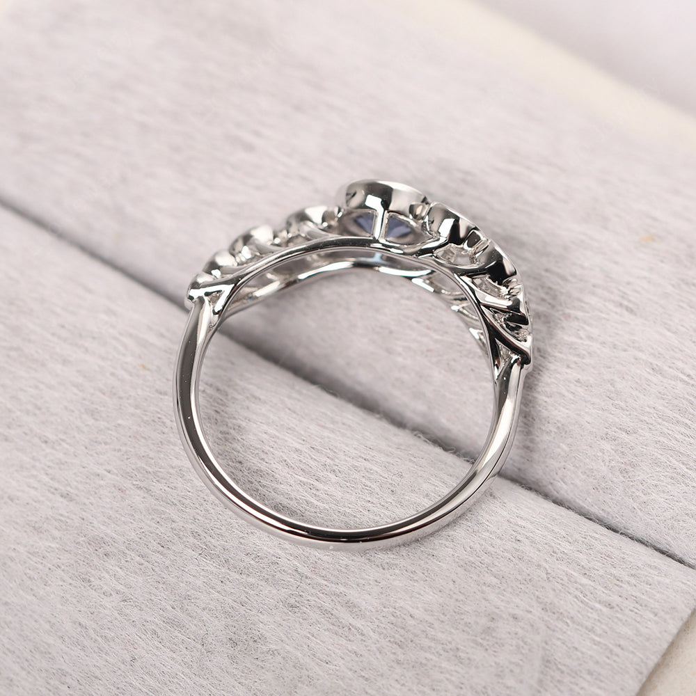 Twisted Multi Stone Alexandrite Ring - LUO Jewelry