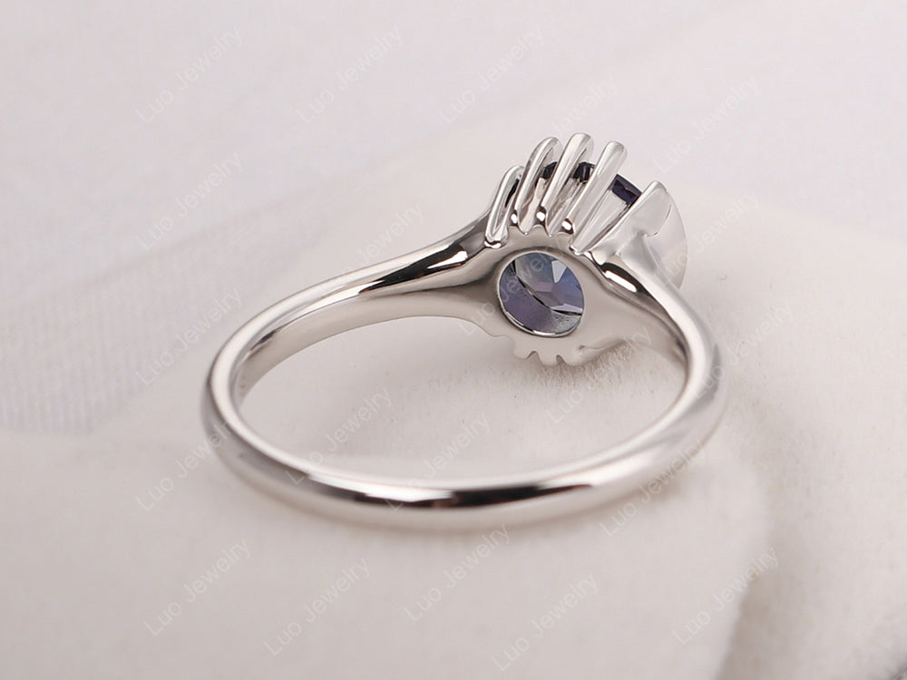 Vintage Alexandrite Solitaire Ring - LUO Jewelry