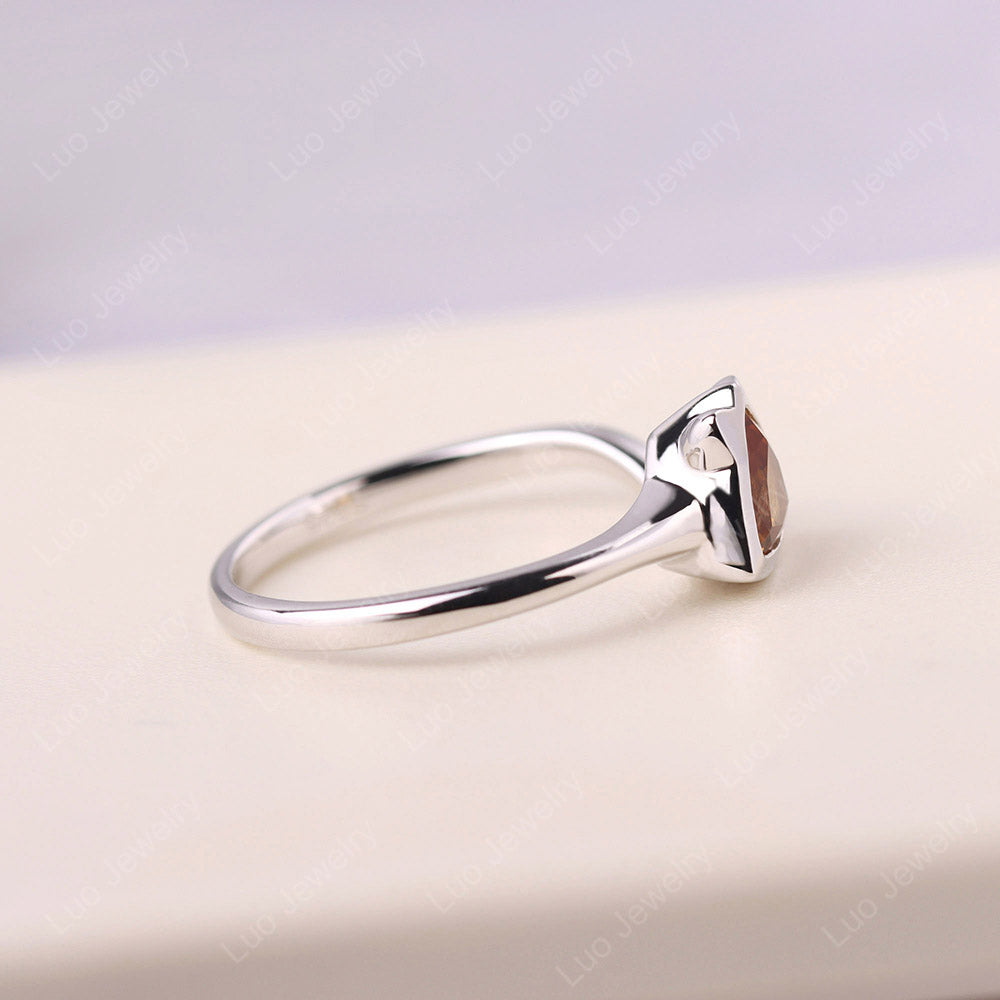 Citrin Katze inspirierter Ring