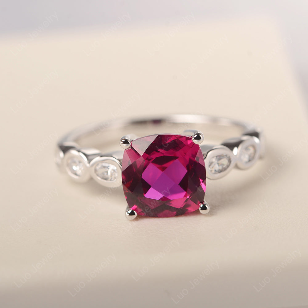 Ruby Timeless Engagement Ring | LUO