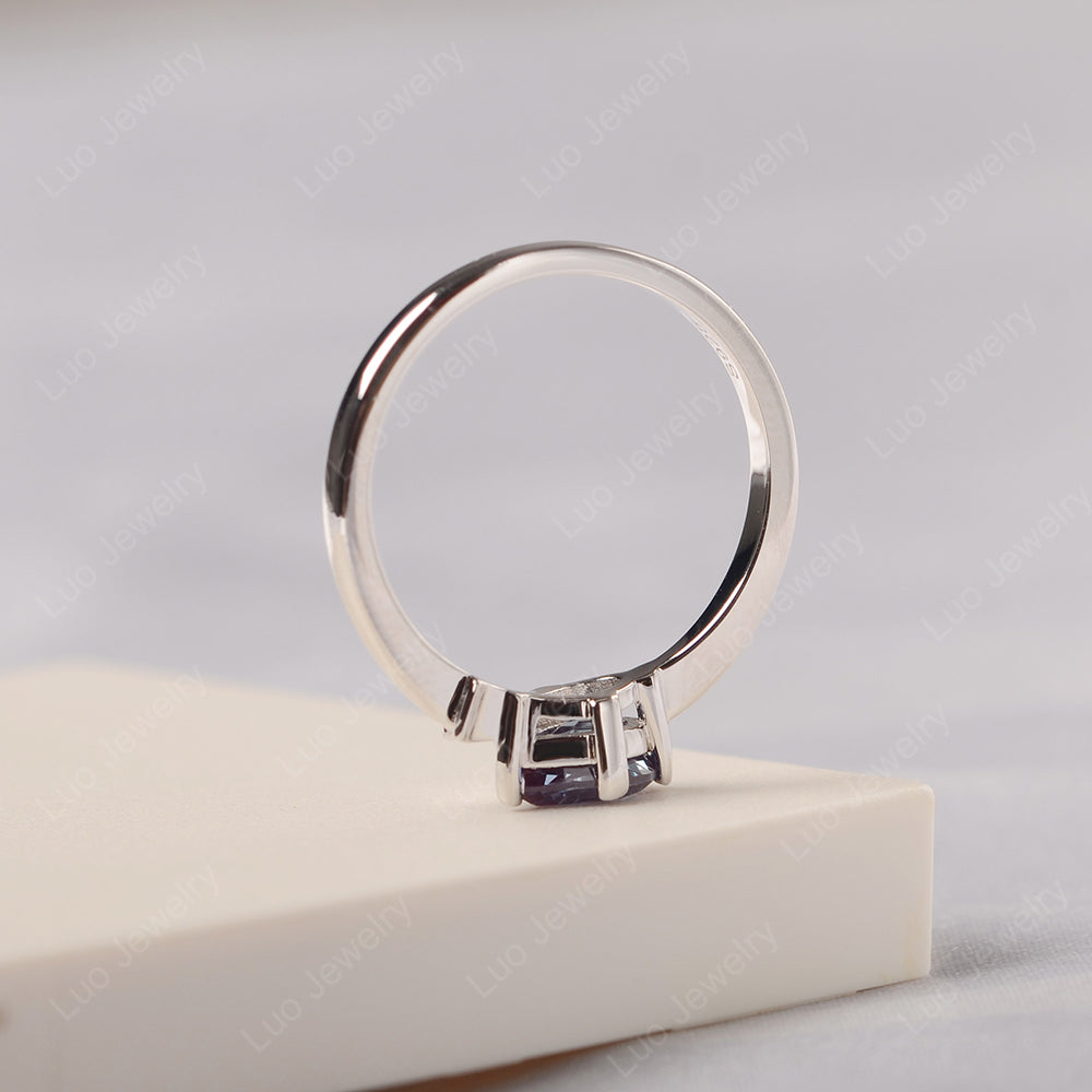 Pear Shaped Alexandrite Ring Fish Ring - LUO Jewelry