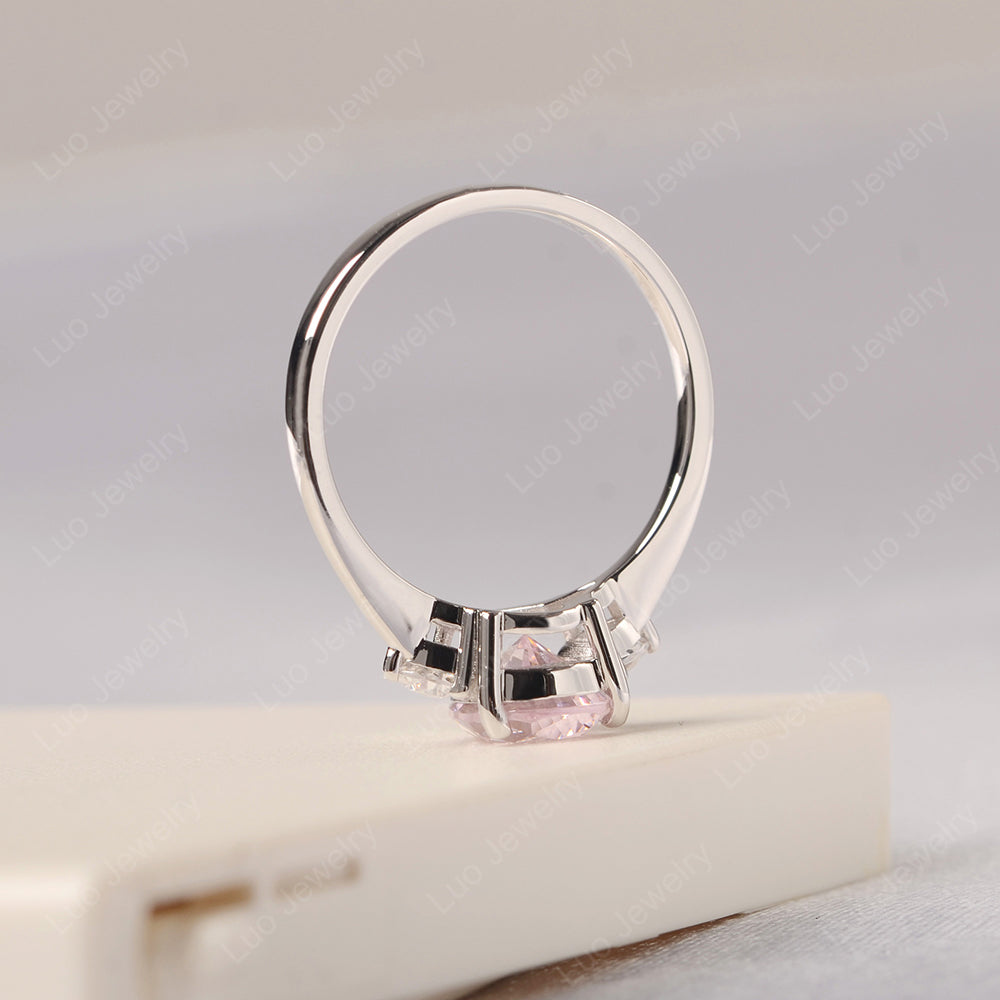 Cubic Zirconia Ring Teardrop Wedding Ring Rose Gold - LUO Jewelry