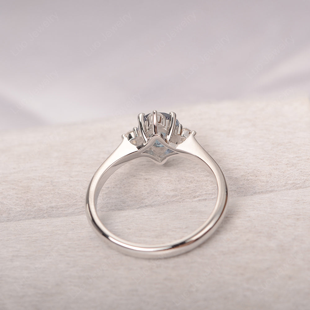 Alexandrite Ring North Star Ring Yellow Gold - LUO Jewelry