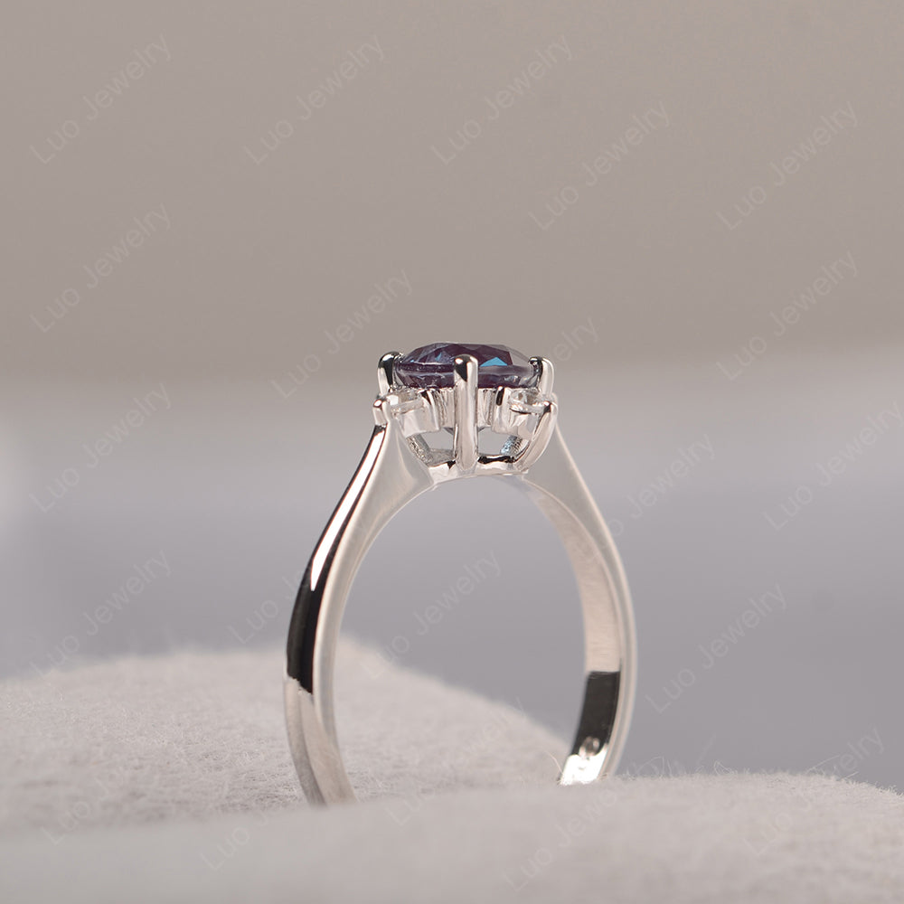 Alexandrite Ring North Star Ring Yellow Gold - LUO Jewelry