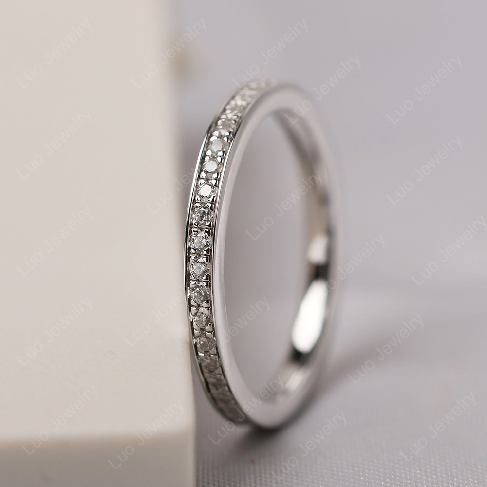 Cubic Zirconia Eternity Band Ring - LUO Jewelry