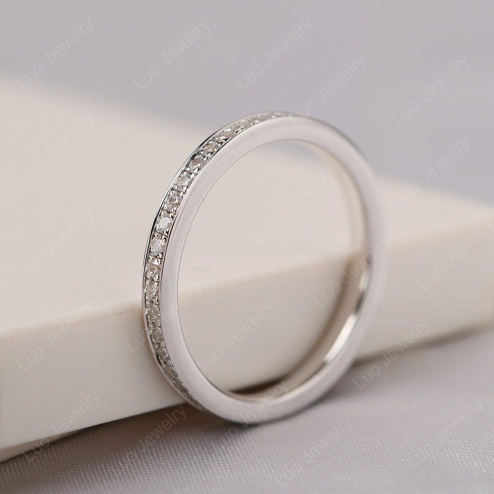 Cubic Zirconia Eternity Band Ring - LUO Jewelry