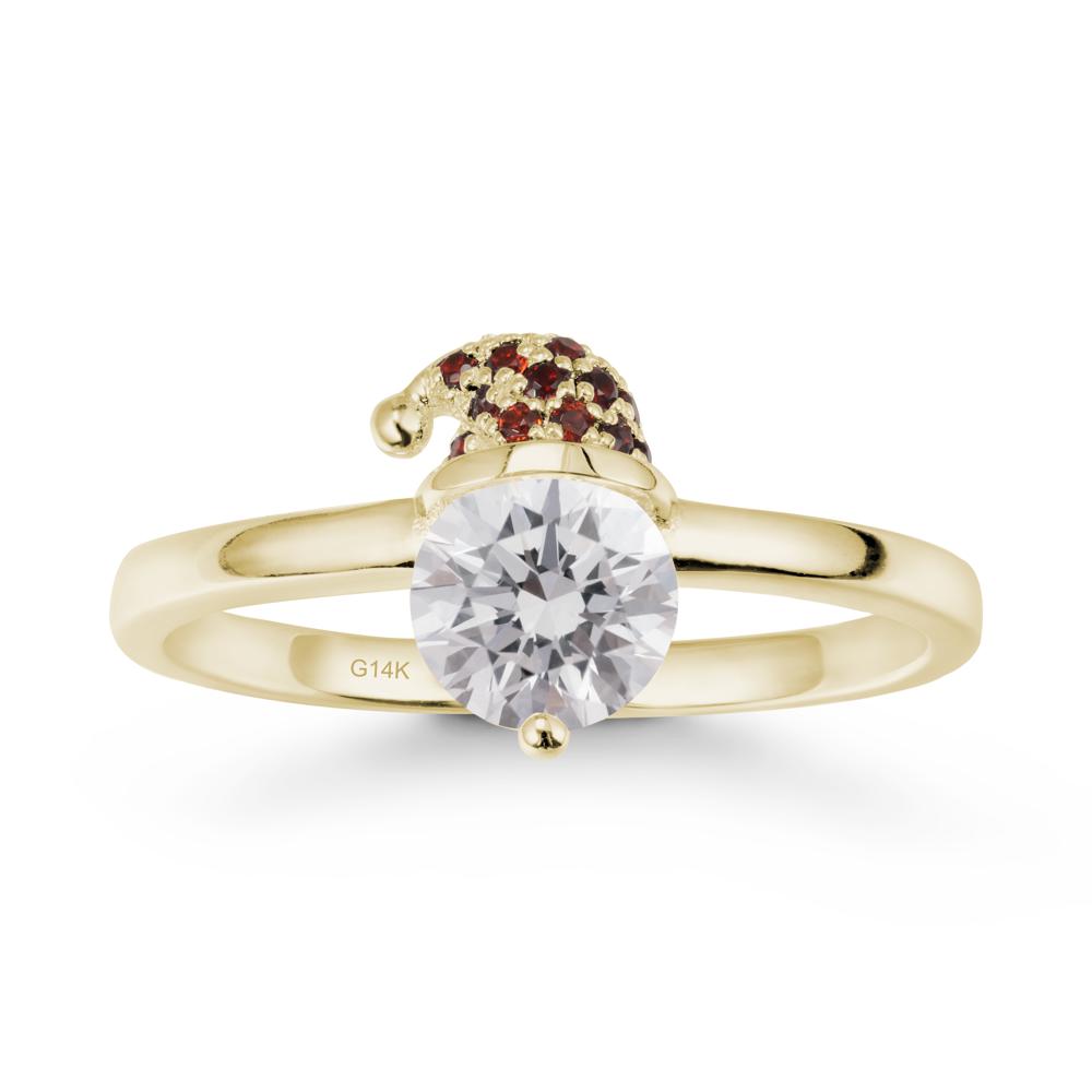 Santa Hat Diamond Ring - LUO Jewelry #metal_14k yellow gold