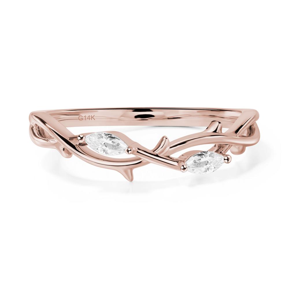 Diamond Twig Engagement Ring - LUO Jewelry #metal_xxxxx