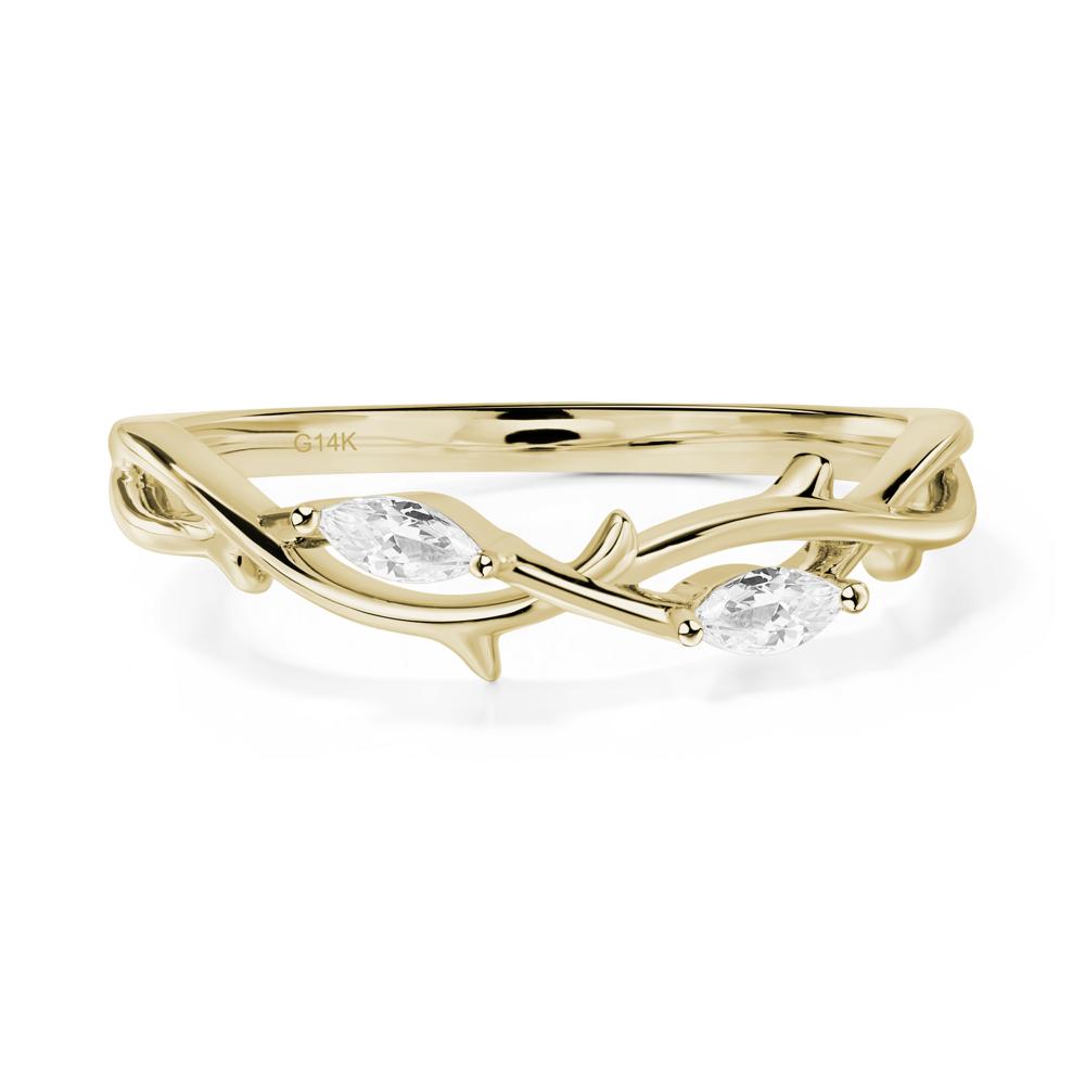 Diamond Twig Engagement Ring - LUO Jewelry #metal_xxxxx