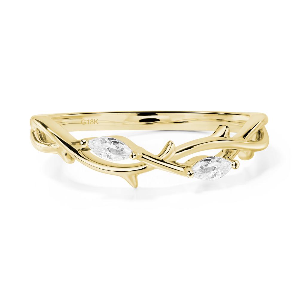 Diamond Twig Engagement Ring - LUO Jewelry #metal_xxxxx