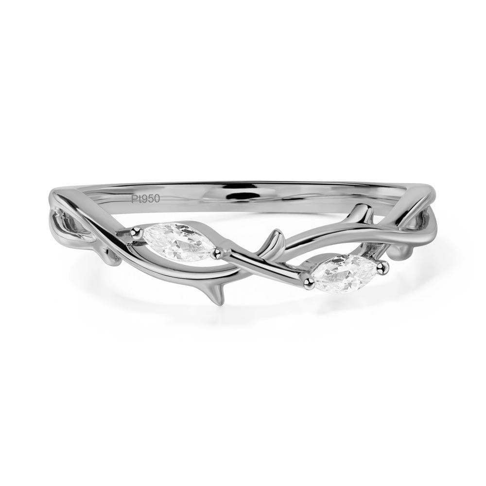 Diamond Twig Engagement Ring - LUO Jewelry #metal_xxxxx