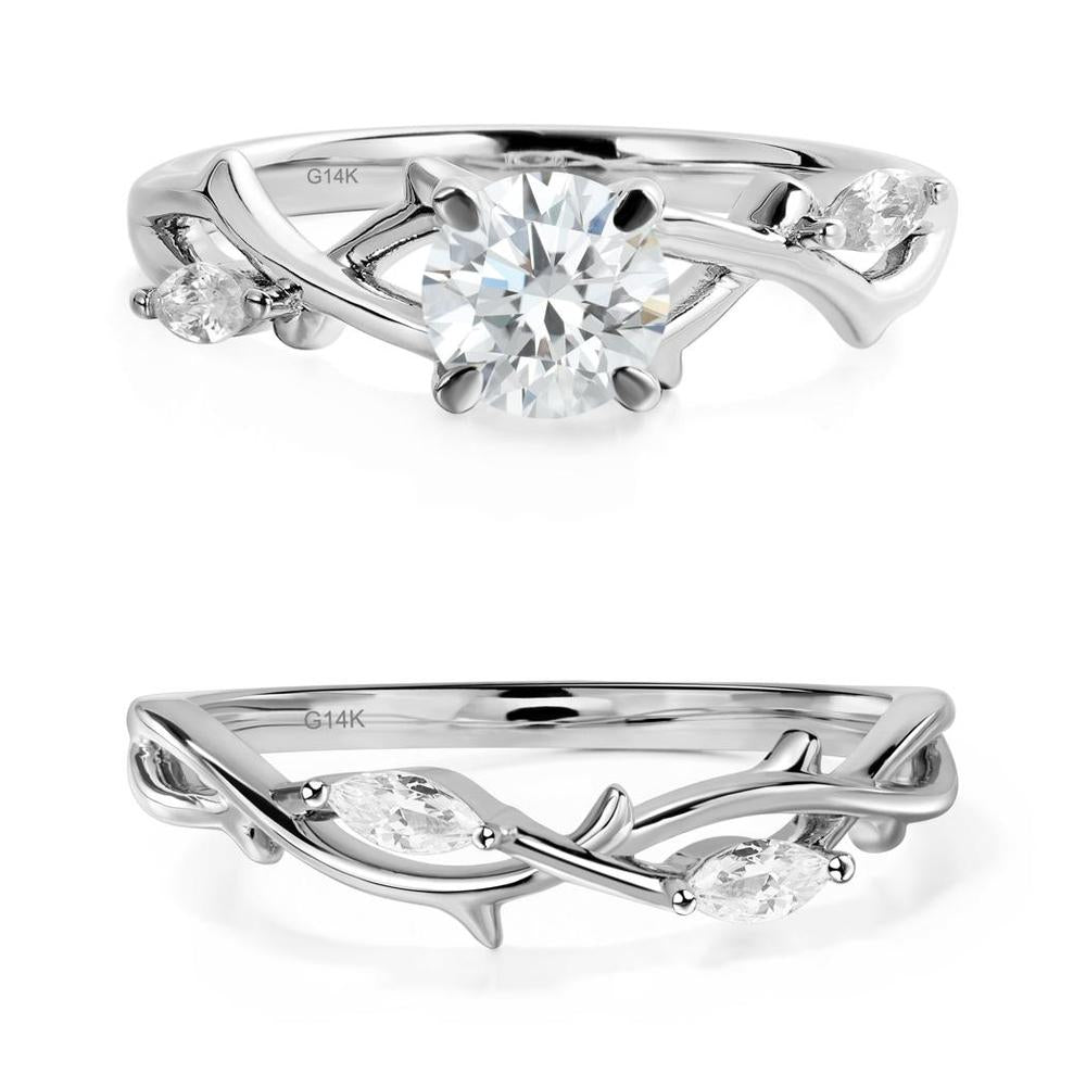Diamond Twig Engagement Ring - LUO Jewelry #metal_xxxxx