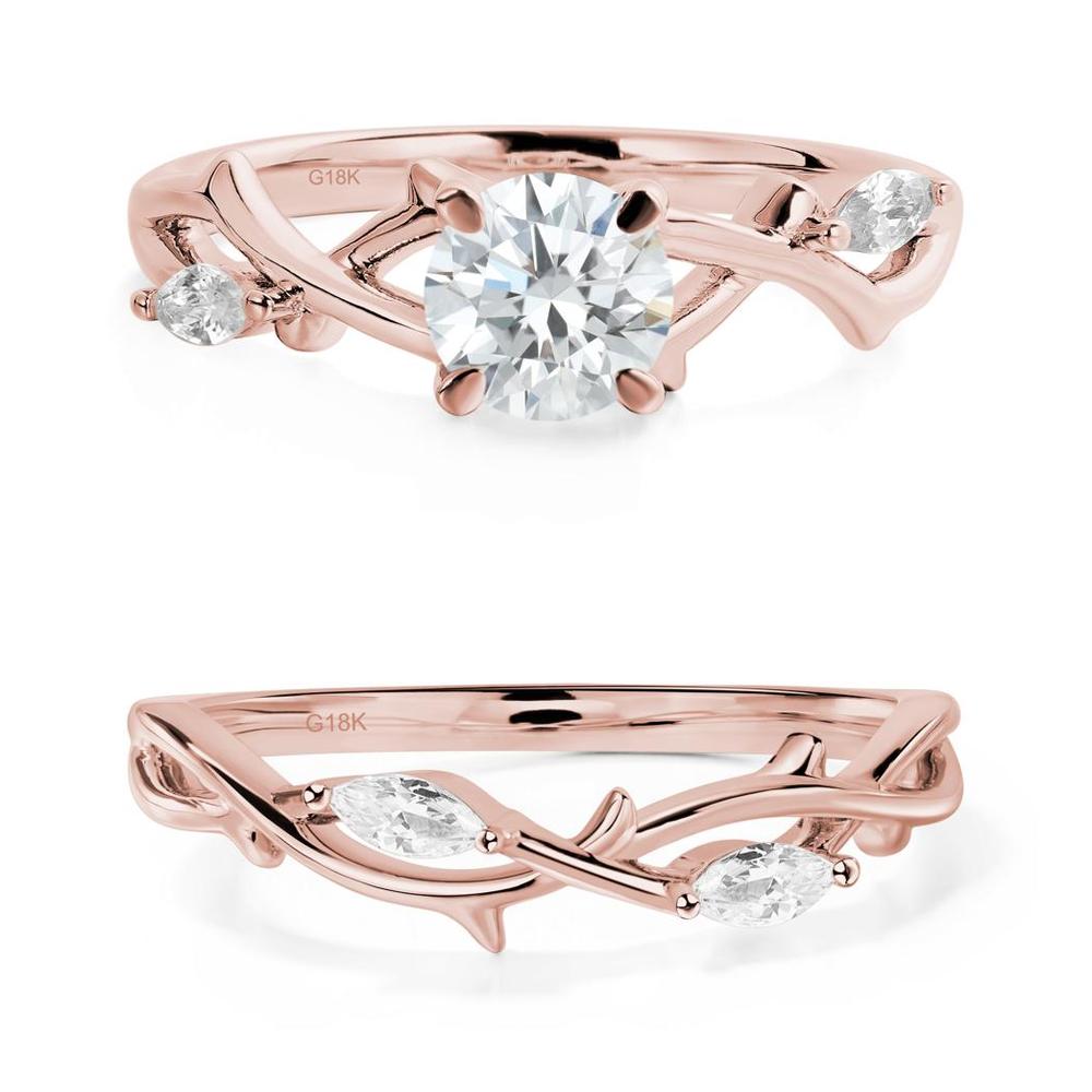 Diamond Twig Engagement Ring - LUO Jewelry #metal_xxxxx