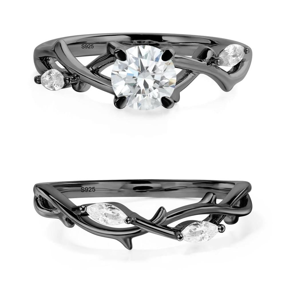 Diamond Twig Engagement Ring - LUO Jewelry #metal_xxxxx