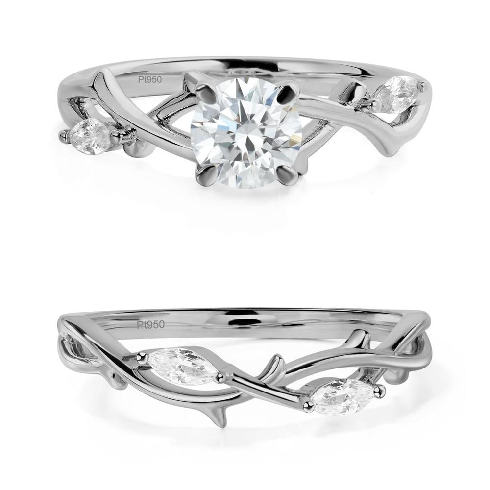 Diamond Twig Engagement Ring - LUO Jewelry #metal_xxxxx