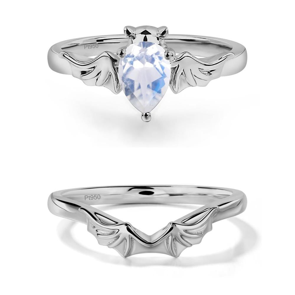 Moonstone Bat Engagement Ring - LUO Jewelry #metal_xxxxx