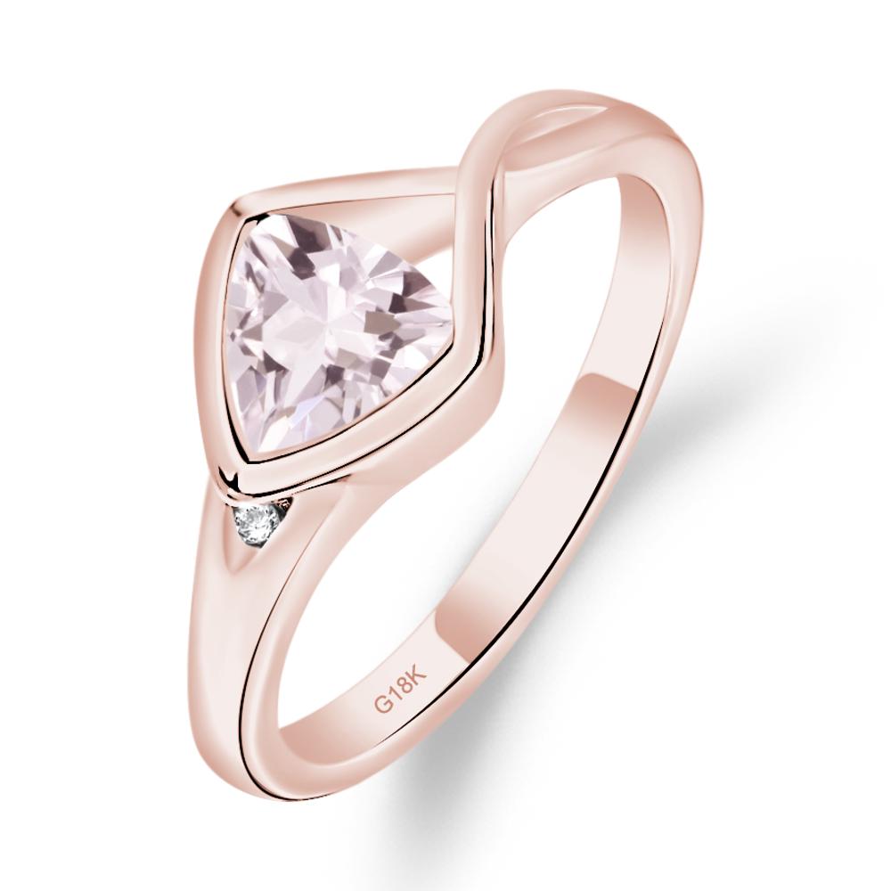 Morganite Arrowhead Ring - LUO Jewelry #metal_18k rose gold