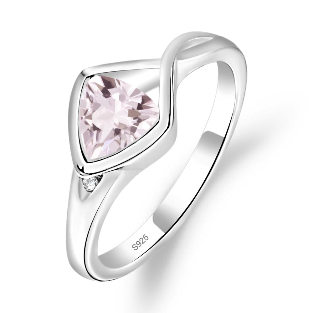 Morganite Arrowhead Ring - LUO Jewelry #metal_sterling silver