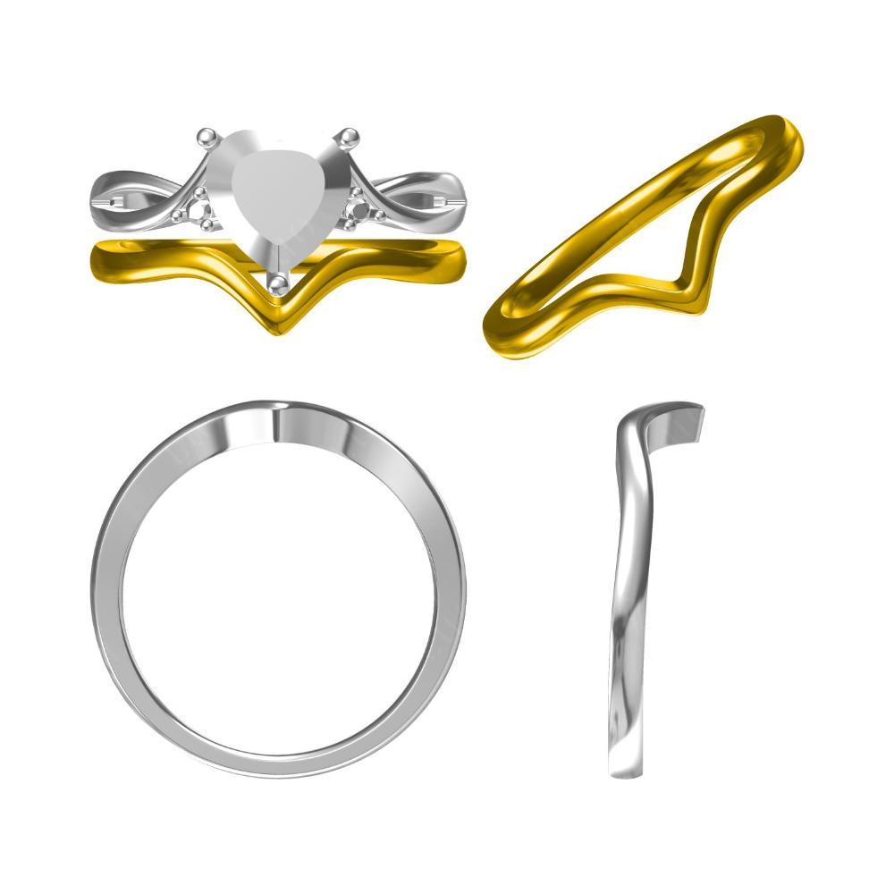 Heart Shaped Aquamarine Ring - LUO Jewelry 