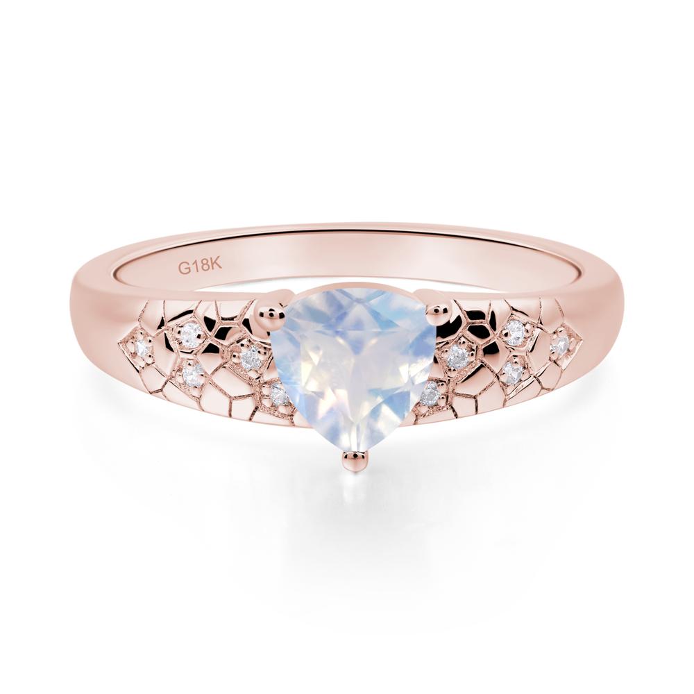 Moonstone Cracked Ring - LUO Jewelry #metal_18k rose gold