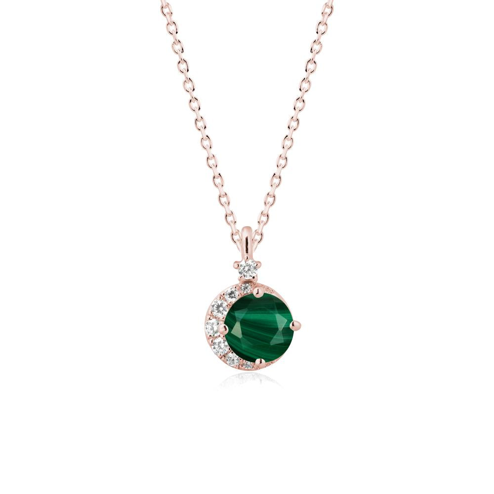 Celestial Malachite Necklace - LUO Jewelry #metal_18k rose gold
