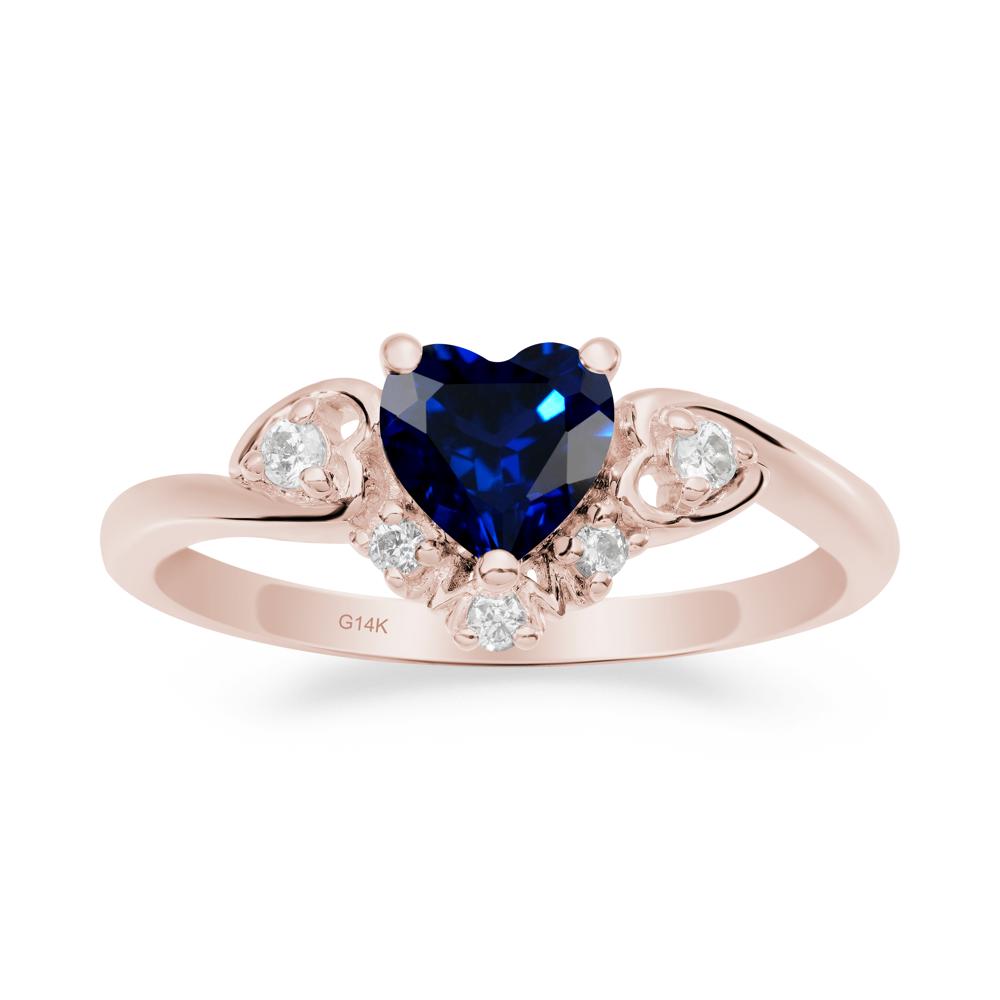 Sapphire  Mother's Ring - LUO Jewelry #metal_14k rose gold