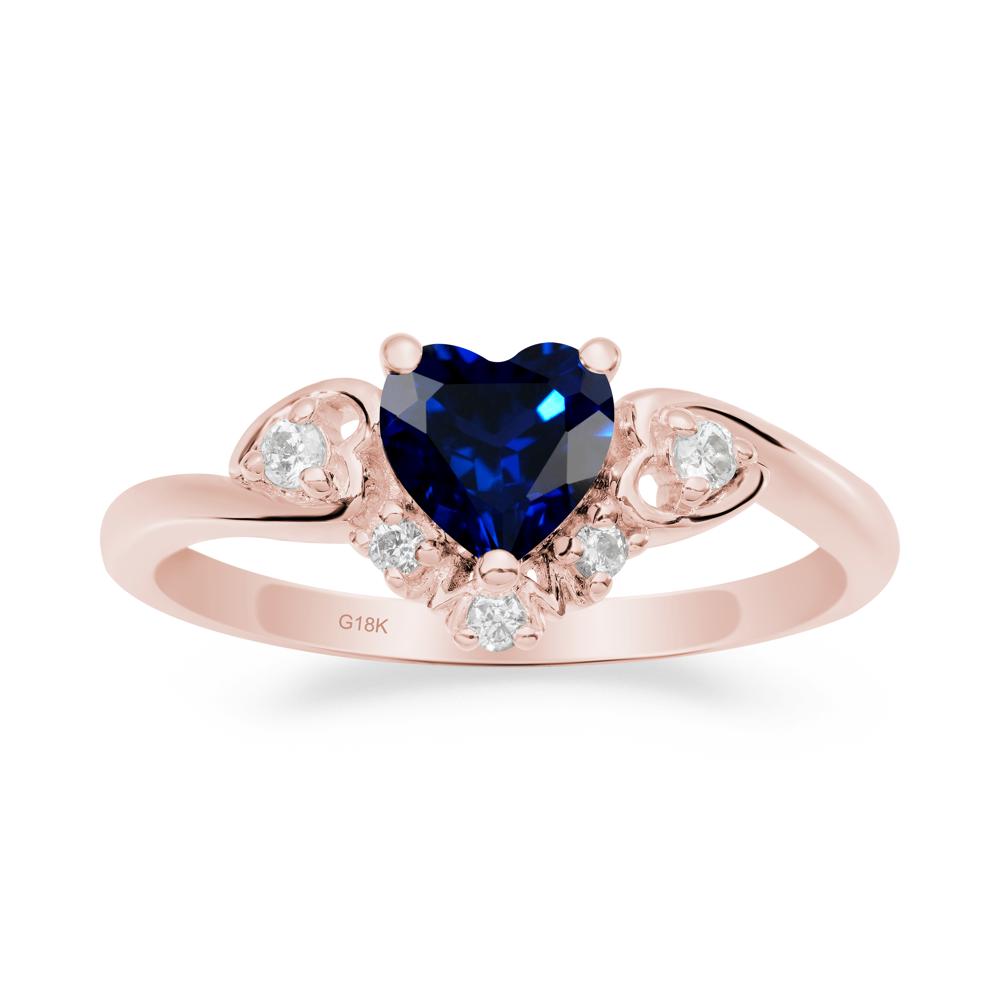 Sapphire  Mother's Ring - LUO Jewelry #metal_18k rose gold