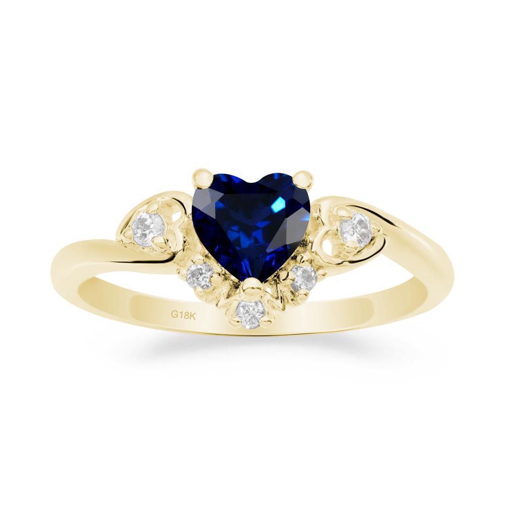 Sapphire  Mother's Ring - LUO Jewelry #metal_18k yellow gold