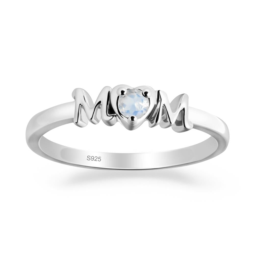 Mom Moonstone Ring - LUO Jewelry #metal_sterling silver