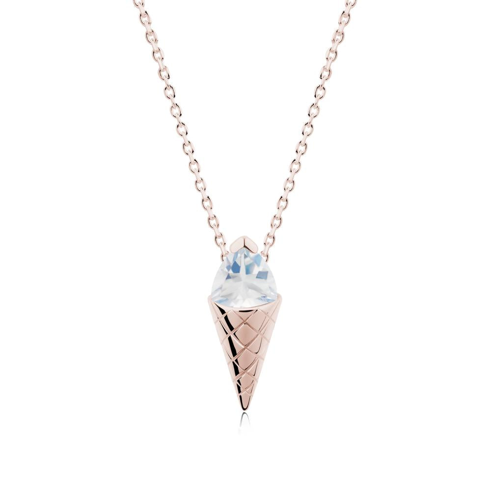 Ice Cream Inspired Moonstone Pendant - LUO Jewelry #metal_14k rose gold
