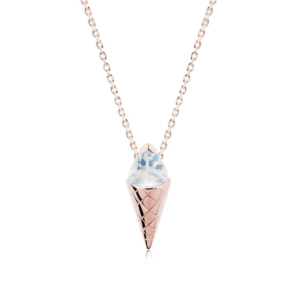 Ice Cream Inspired Moonstone Pendant - LUO Jewelry #metal_18k rose gold