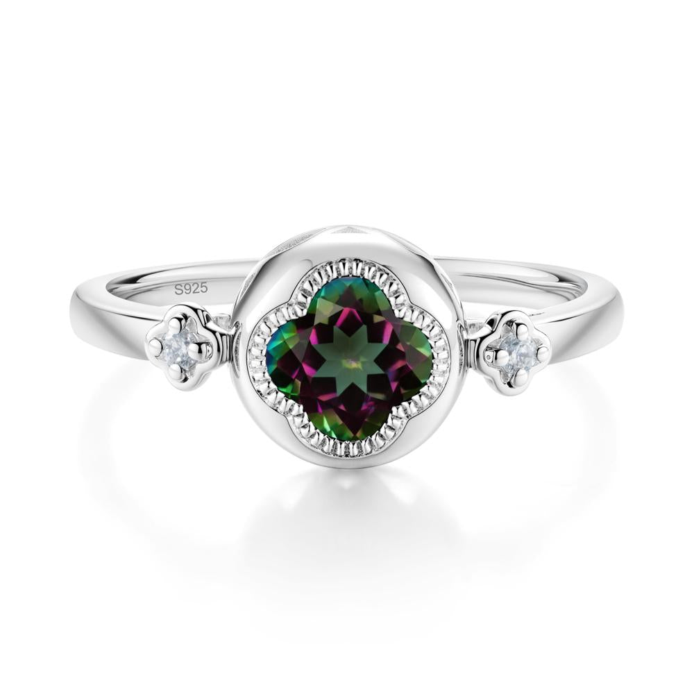 Quatrefoil Inspired Mystic Topaz Statement Ring - LUO Jewelry #metal_sterling silver