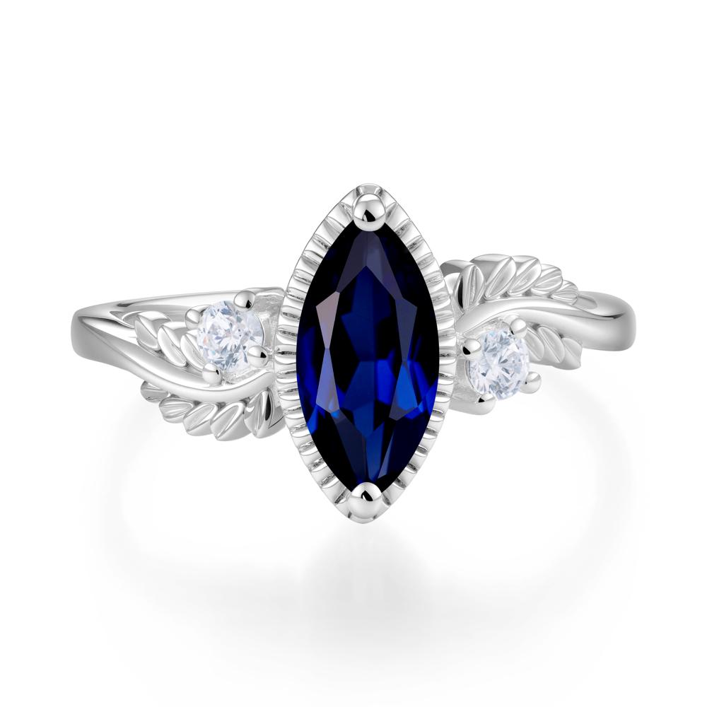 Twisted Leaf Lemon Quartz Wedding Ring - LUO Jewelry #gemstone_Sapphire