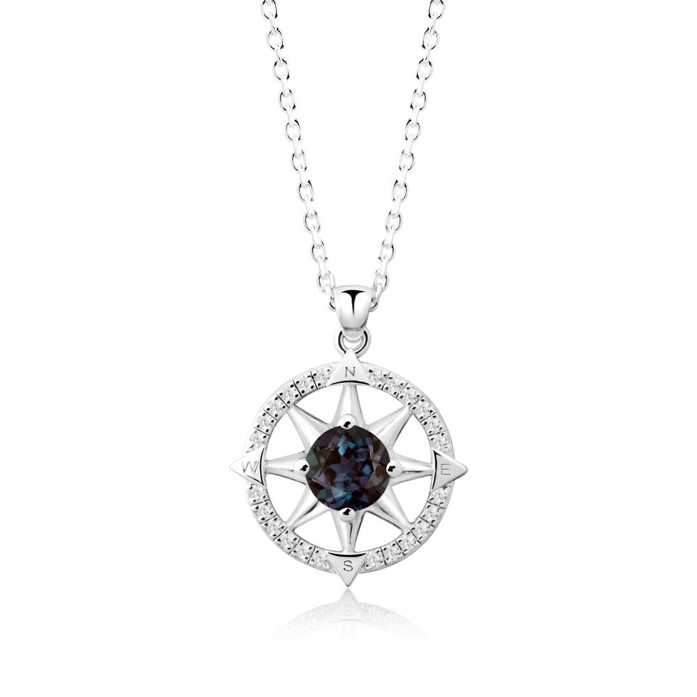 Compass Star Peridot Necklace - LUO Jewelry #gemstone_Alexandrite