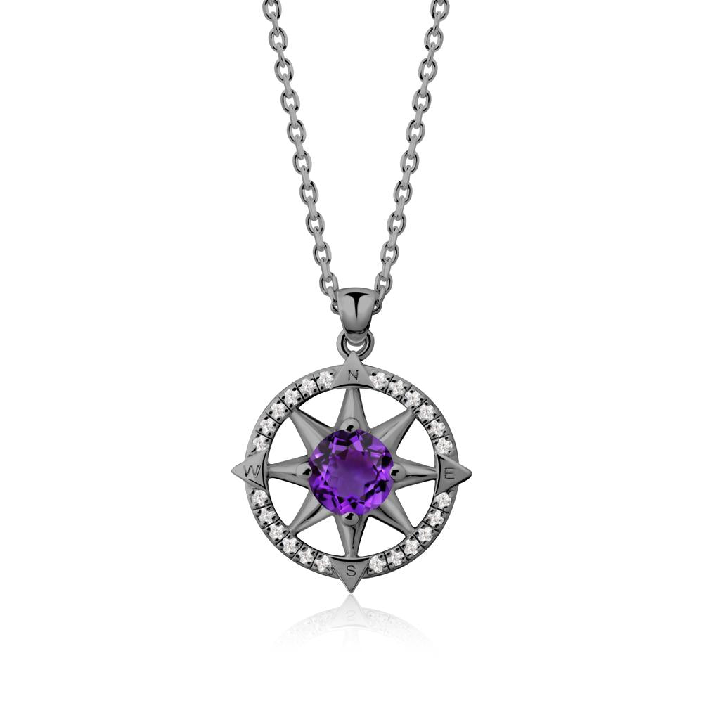 Compass Star Peridot Necklace - LUO Jewelry #gemstone_Amethyst